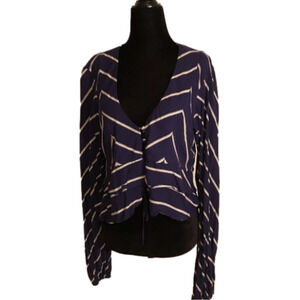 Free People samifran peplum crop top blouse size small